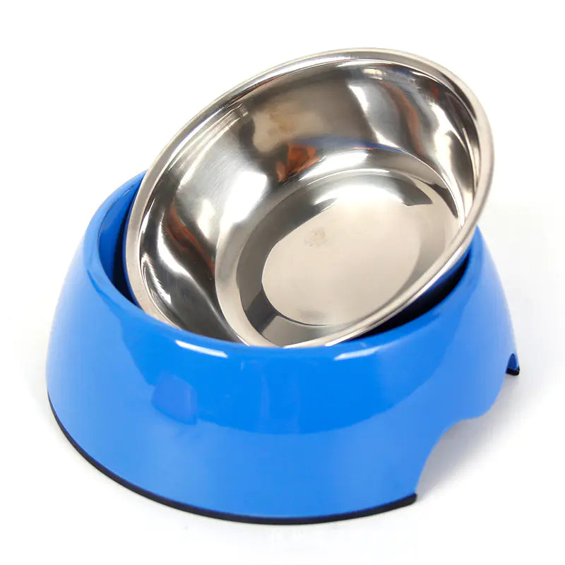🐾: Non-Slip Dual-Use Stainless Steel Pet Bowl