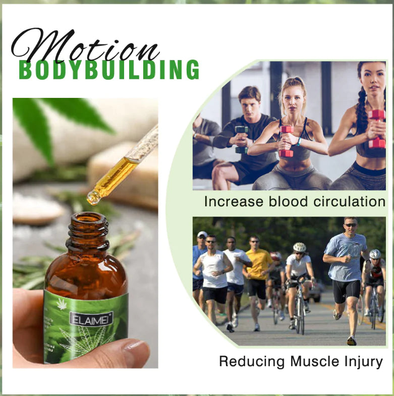 🌿: ELAIMEI Hemp Seed Oil for Stress Relief and Sleep