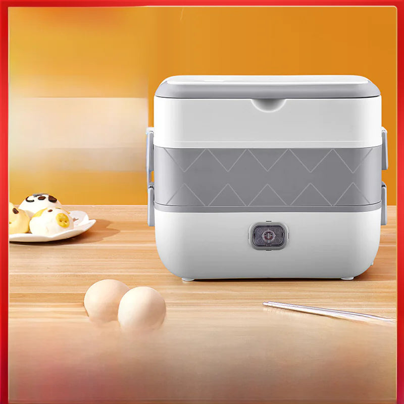 🍱: Electric Heating Lunch Box with Steaming Function