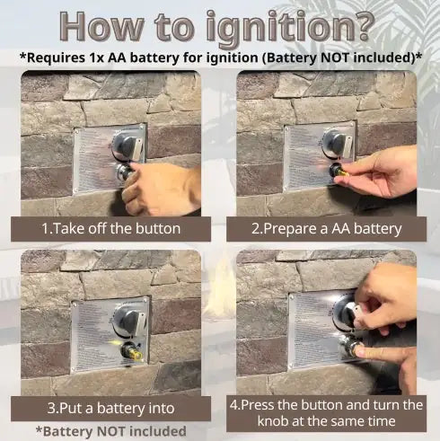 🔥: 28" Fire Pit Table - 40,000 BTU Square Stone Propane Fire Pit with Lava Rocks