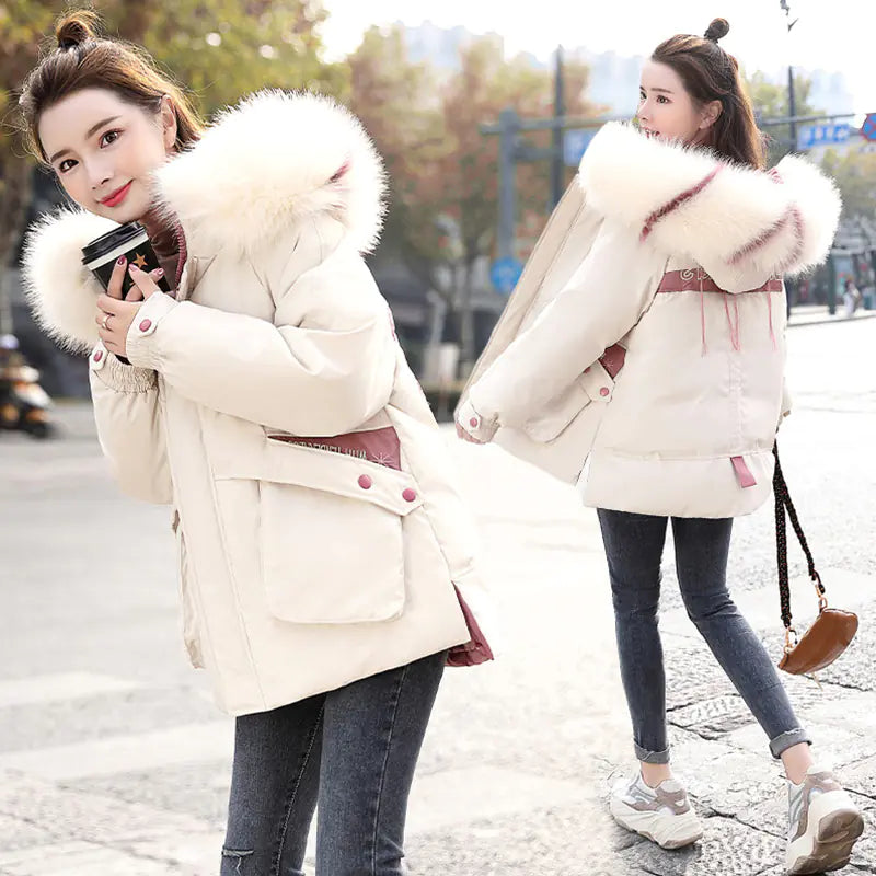 🧥: Women's Mid-Length Winter Down Jacket - Korean Style
