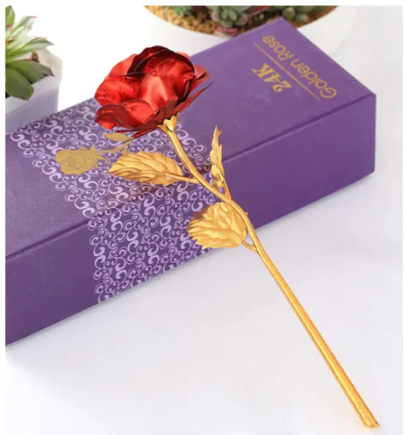 24K Gold Rose – Elegant Gift for Special Occasions