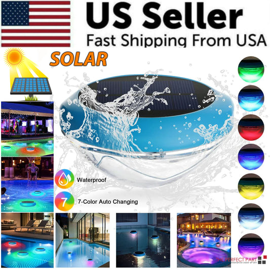🌈 Solar LED RGB Floating Pool Lights - Waterproof Garden Pond Lamps