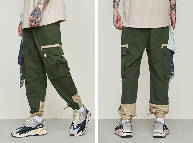 👖 Drawstring Cuffed Cargo Pants for Work - Professional Utility Style