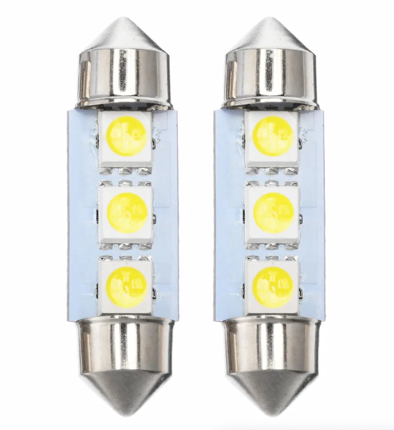 💡: 14-Piece T10 36mm LED Interior Car Accessories Kit - Map, Dome & License Plate Lights