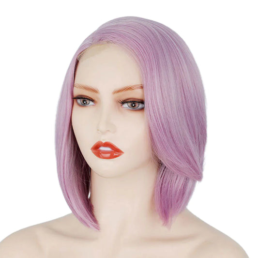 Purple Short Bob Wig