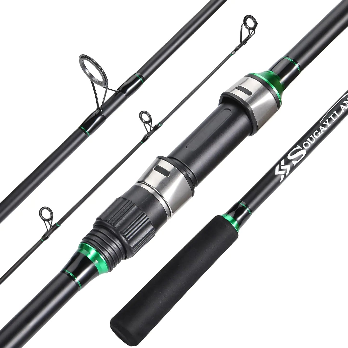 🎣 Sougayilang Surf Fishing Rod - IM8 Carbon 3-Piece Travel Spinning Rod 11ft