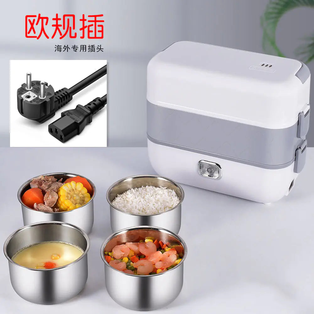 🍱: Electric Heating Lunch Box with Steaming Function