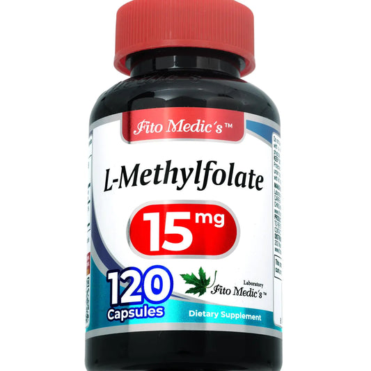 🧬 FITO MEDICS Lab Methylfolate 15mg - Ultra High Absorption 120 Capsules