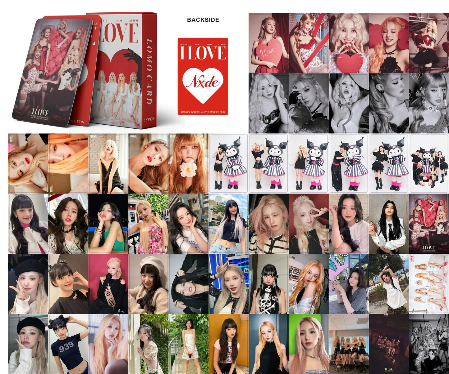 🎴: K-Pop Girl Group Lomo Cards Set - ITZY, IVE, TWICE & More