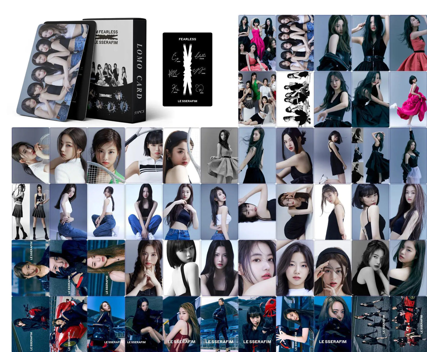 🎴: K-Pop Girl Group Lomo Cards Set - ITZY, IVE, TWICE & More