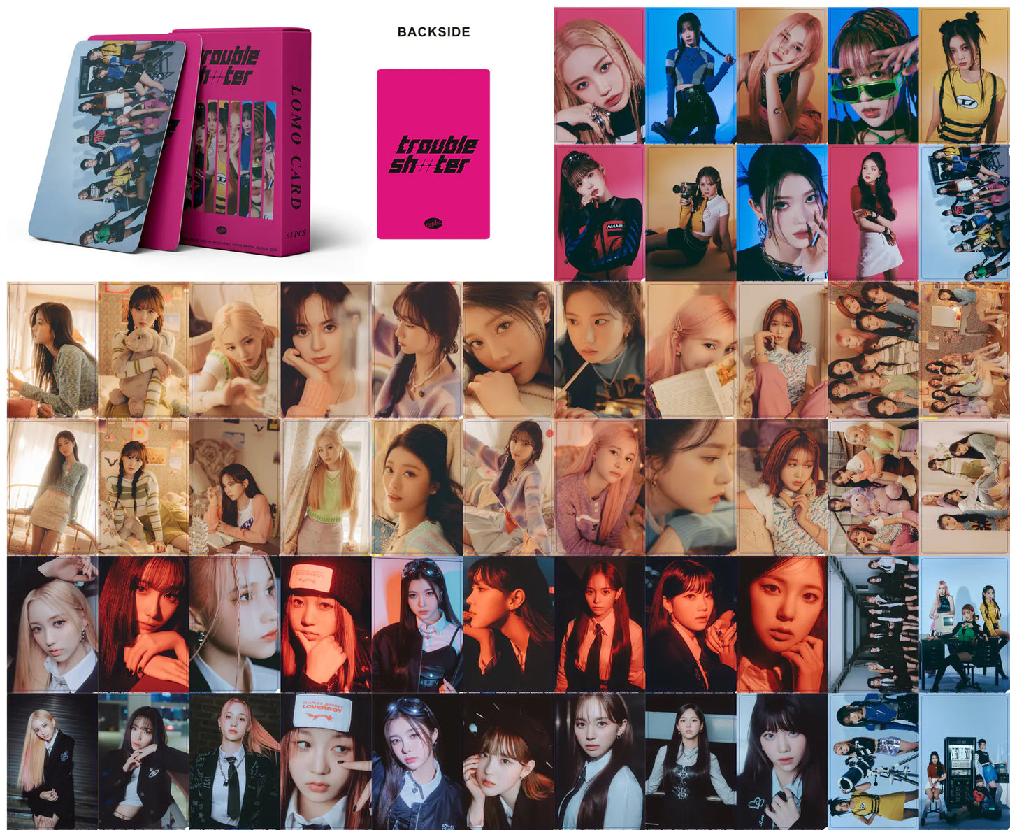 🎴: K-Pop Girl Group Lomo Cards Set - ITZY, IVE, TWICE & More