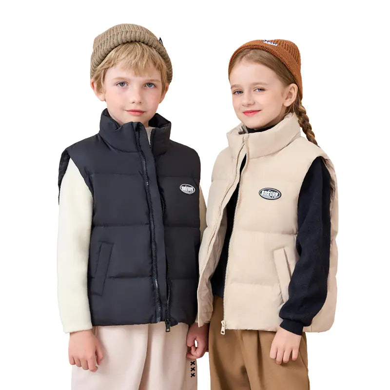 🐶: Snoopy Kids Vest - Lightweight Down Winter Jacket