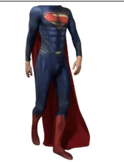 🦸 Adult Superman Costume Bodysuit - Complete Superhero Outfit (One Set)