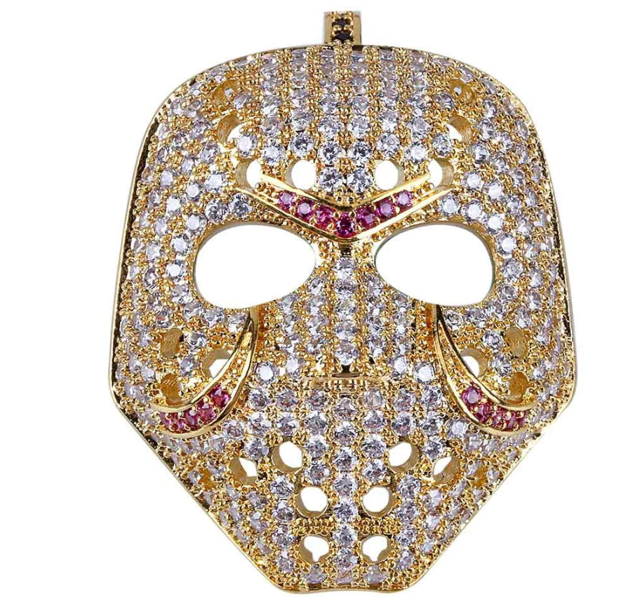 🎭: Mask Necklace, Hip-Hop Necklace, Masquerade Necklace