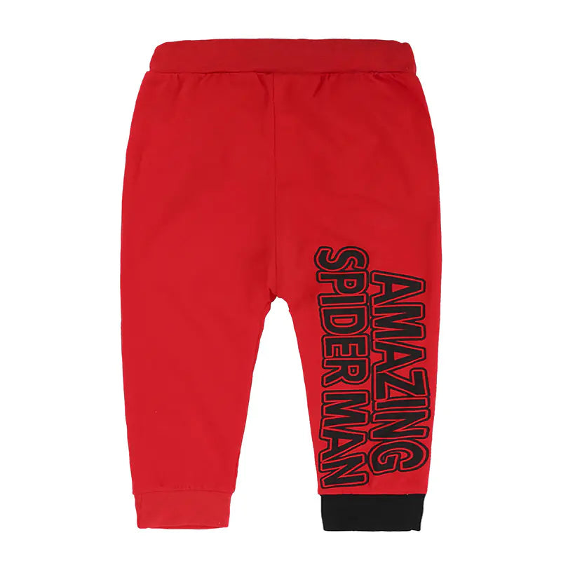 🕷️: Kids Cartoon Spider Suit Set for Spring and Autumn