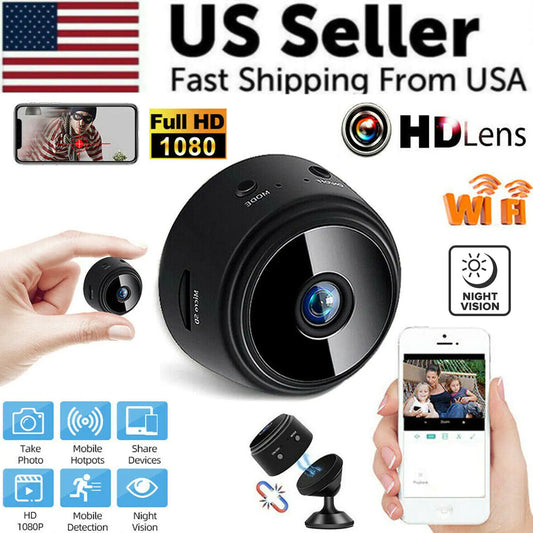 📹 Mini Wireless Hidden Camera - WiFi IP Home Security DVR with Night Vision 1080P