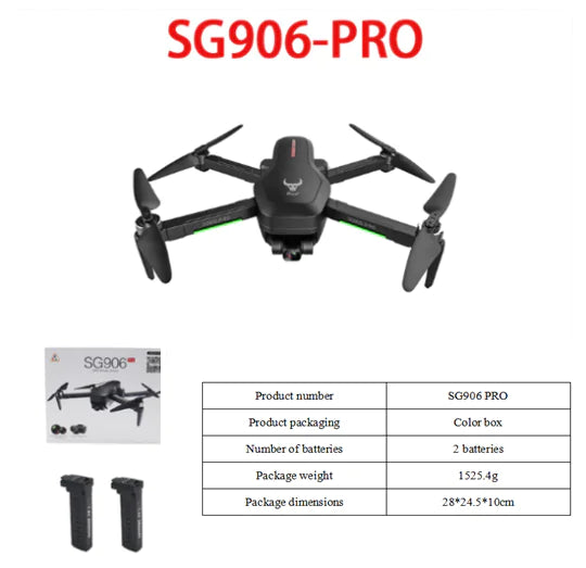 🚁: SG906PRO Foldable Dual GPS Drone with Gimbal