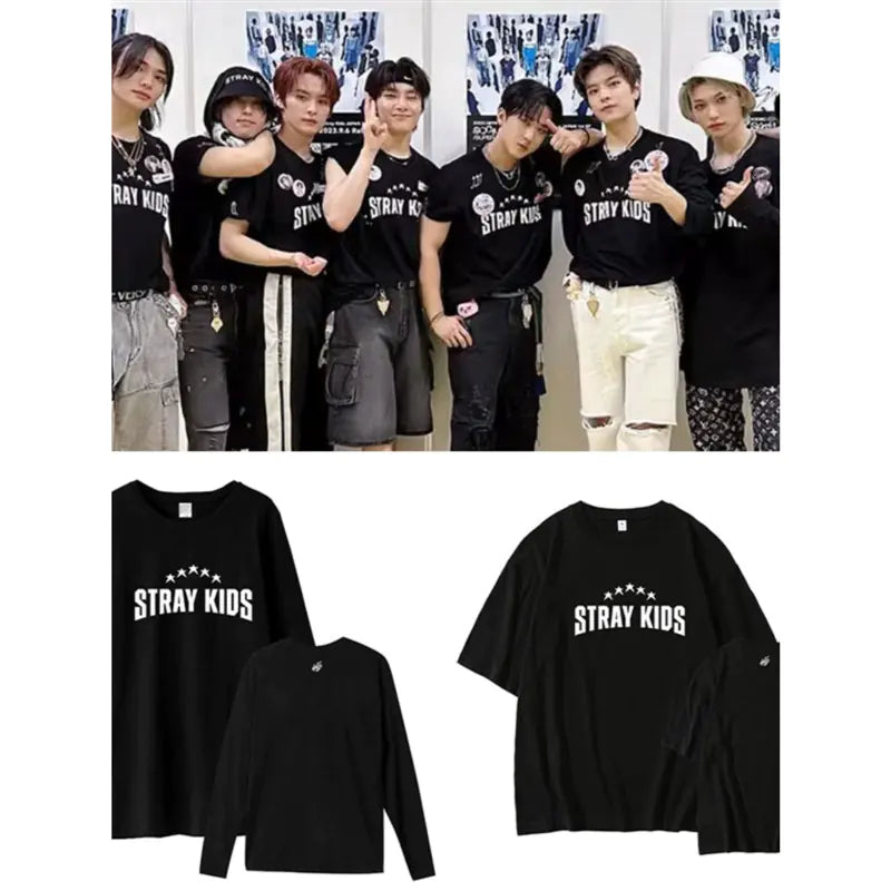 👕: Stray Kids Concert 5STAR Loose Cotton T-Shirt