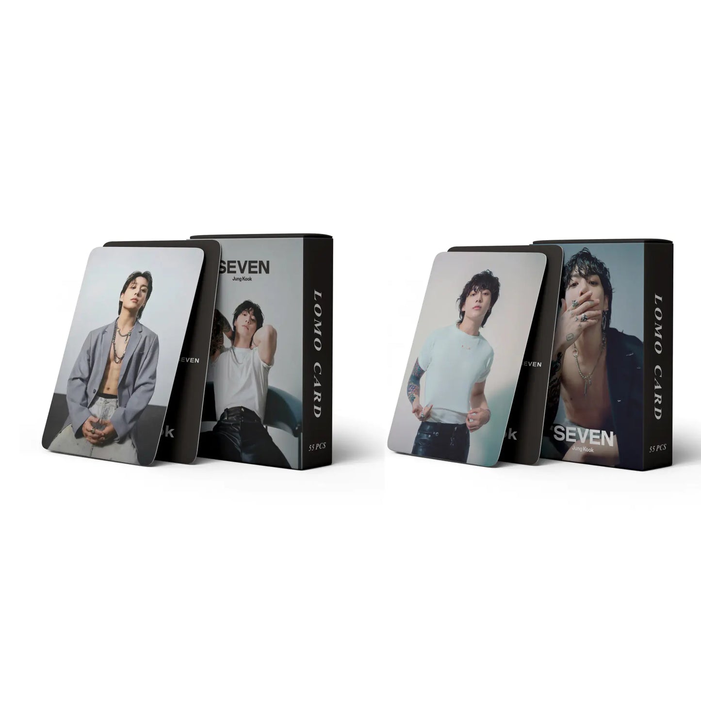 🎴: Jungkook SEVEN Album Lomo Card Collection - 55 Cards