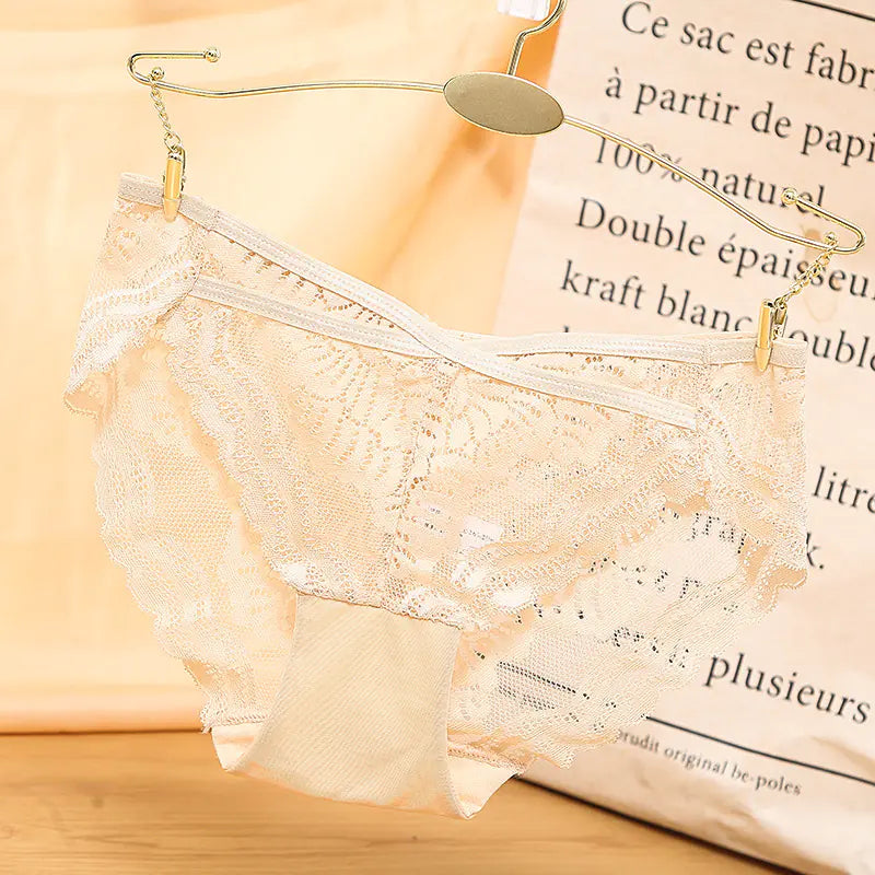 💜: Low Waist Sexy Lace Women's Panties
