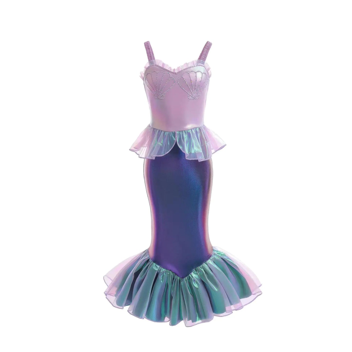 🧜‍♀️: Halloween Mermaid Dress for Girls - Ariel Style