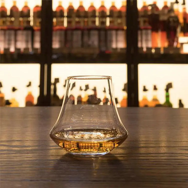 🥃 Premium Crystal Whiskey Glass - Handcrafted Lead-Free Artisanal Glass