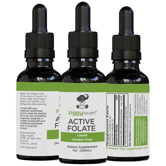 💧: Active Folate Liquid Extract - L-Methylfolate for Brain Health