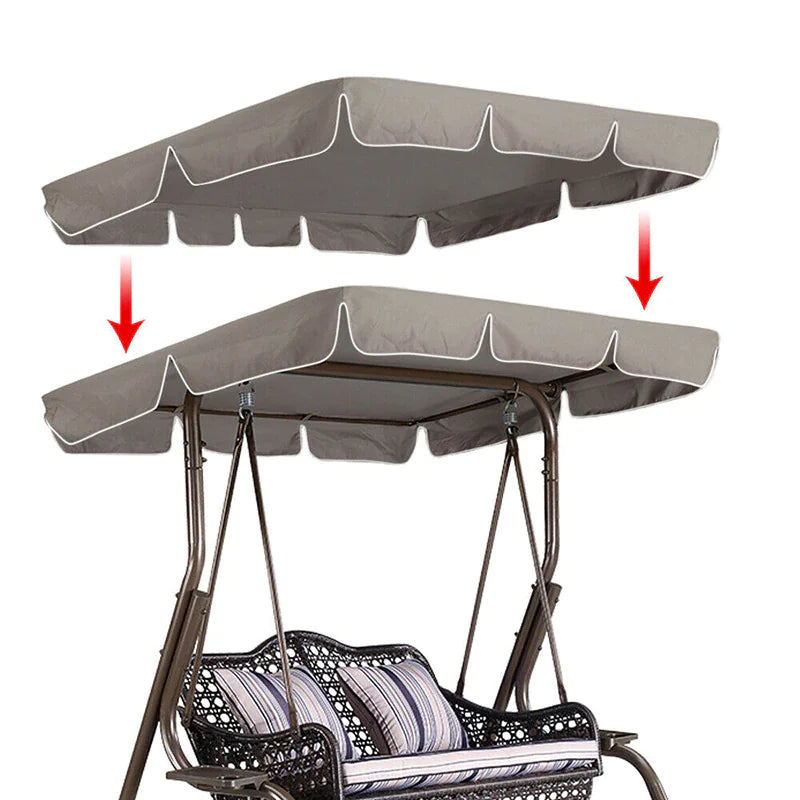 🏡: 77"x43" Patio Garden Swing Canopy Replacement - 300D Cover