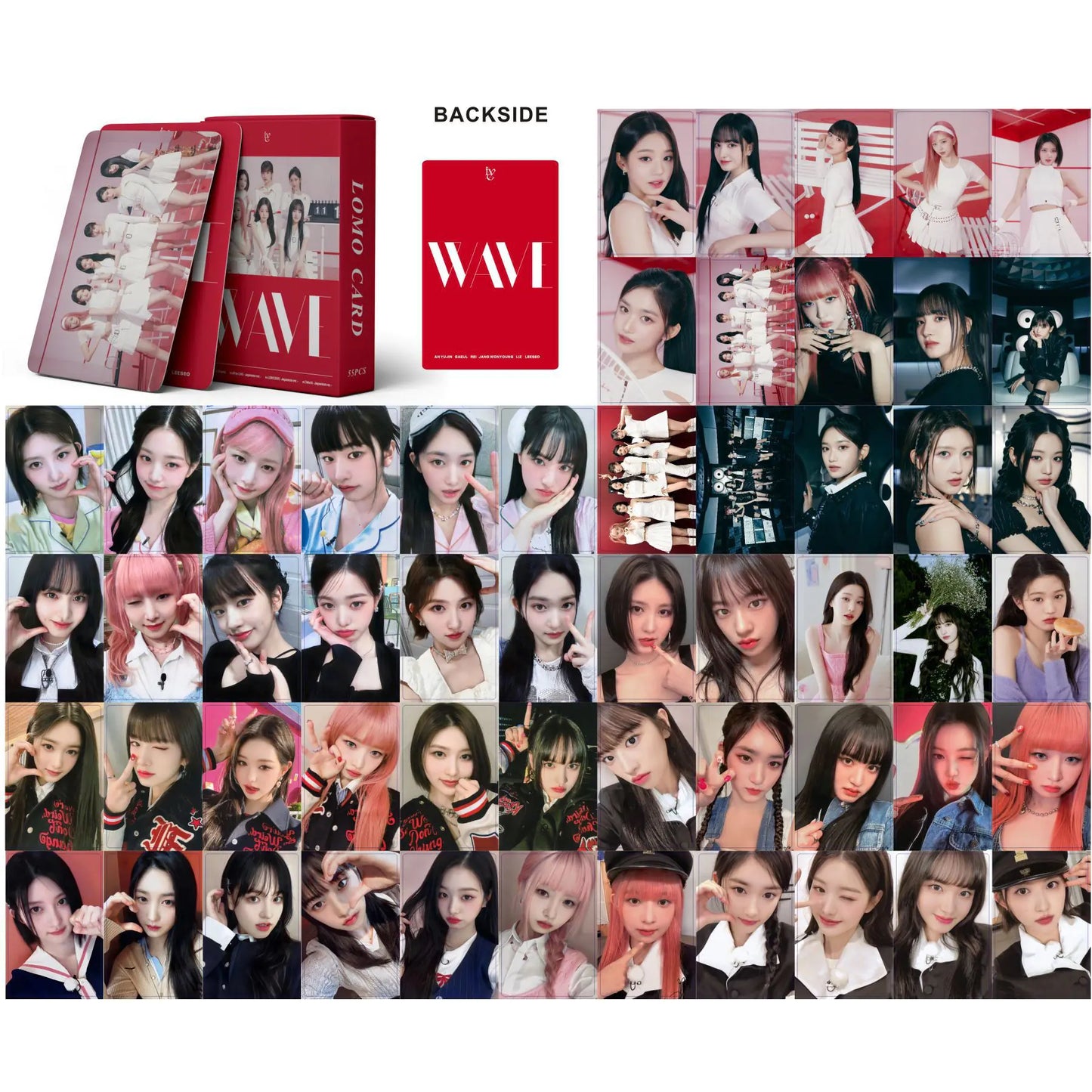🎴: K-Pop Girl Group Lomo Cards Set - ITZY, IVE, TWICE & More