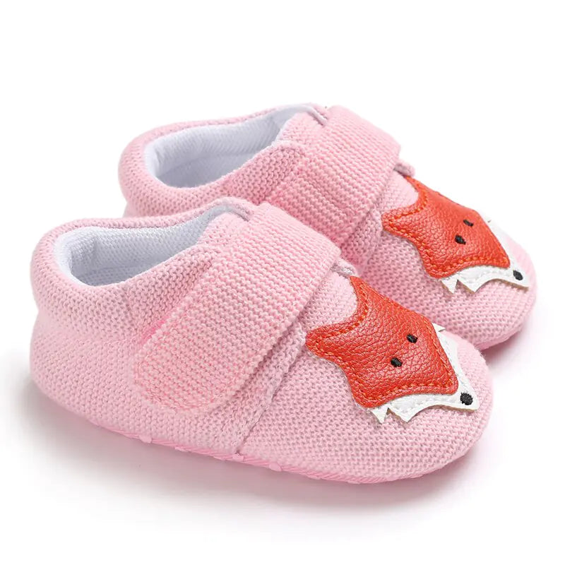 👶: Soft Sole Cartoon Baby Shoes for 0-1 Year Olds