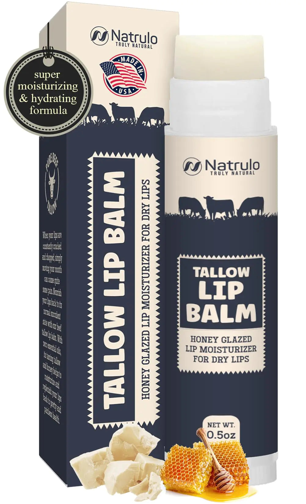 💋: Beef Tallow Lip Balm