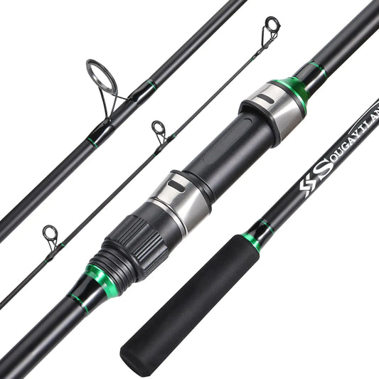 🎣 Sougayilang Surf Fishing Rod - IM8 Carbon 3-Piece Travel Spinning Rod 11ft