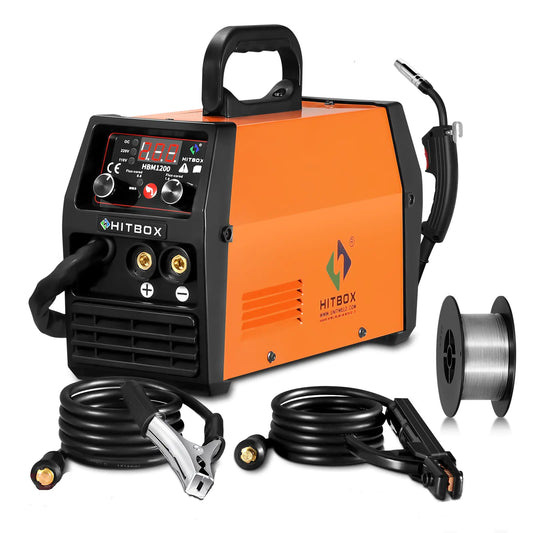 ⚡ HITBOX 220V Multi-Function Gasless Welding Machine - MIG/TIG/MMA 3-in-1 Professional Welder