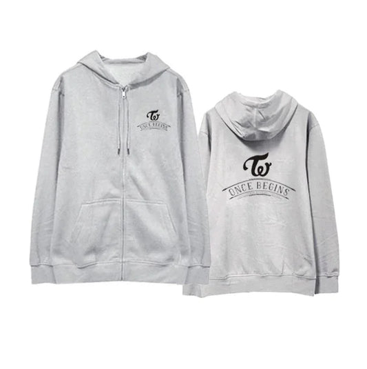 🎤: TWICE Hoodie and Zip-Up Jacket Combo – K-Pop Fan Apparel