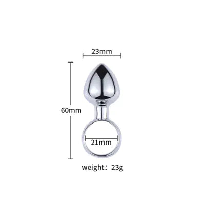 💍 Metal Ring Intimate Plug for Beginners - G-Spot Stimulation Device