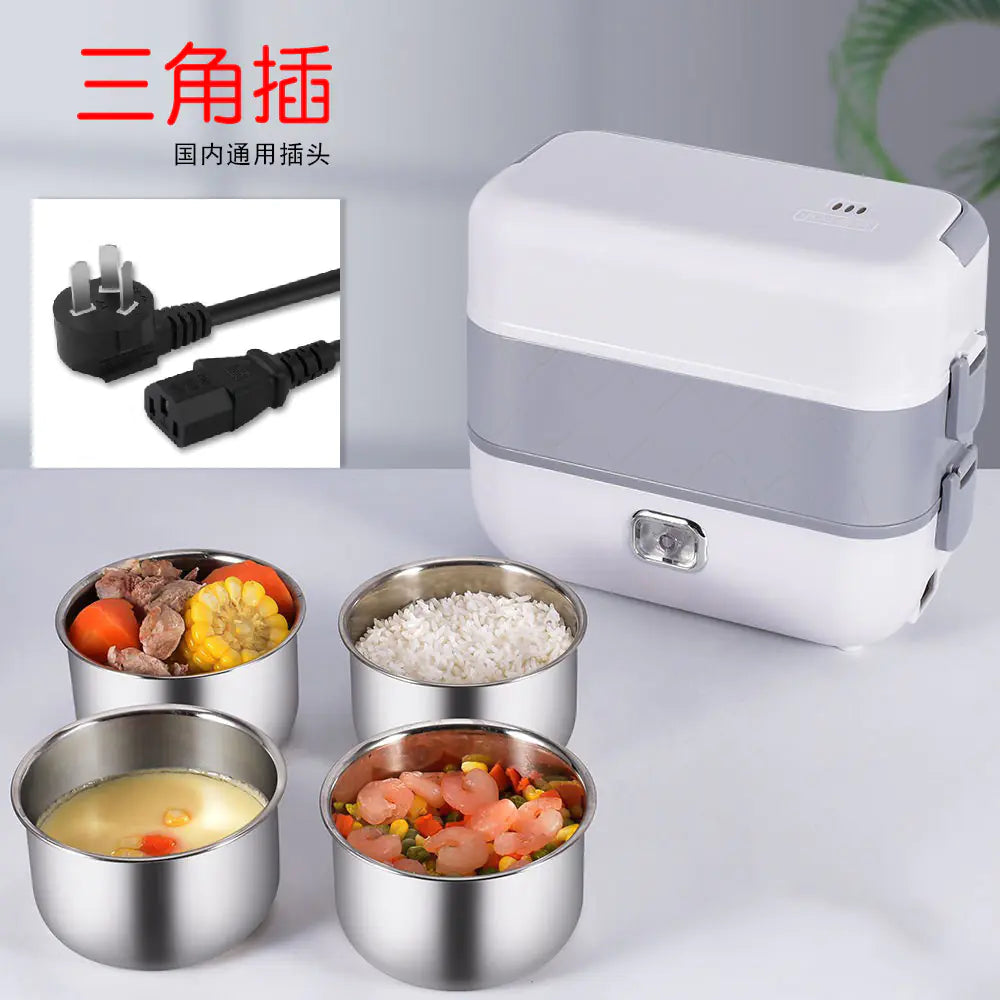 🍱: Electric Heating Lunch Box with Steaming Function