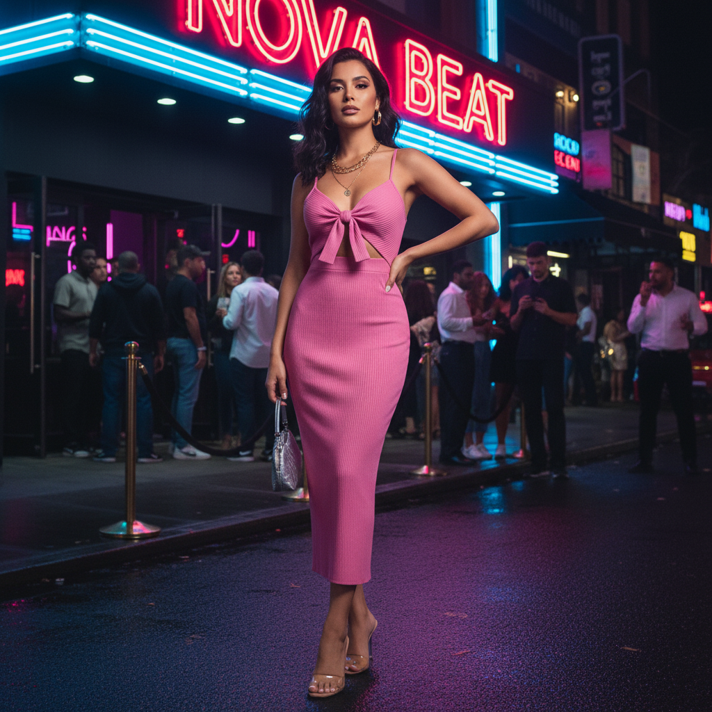 👗: Women's Solid Color Slim-Fit Slit Maxi Dress with Suspenders