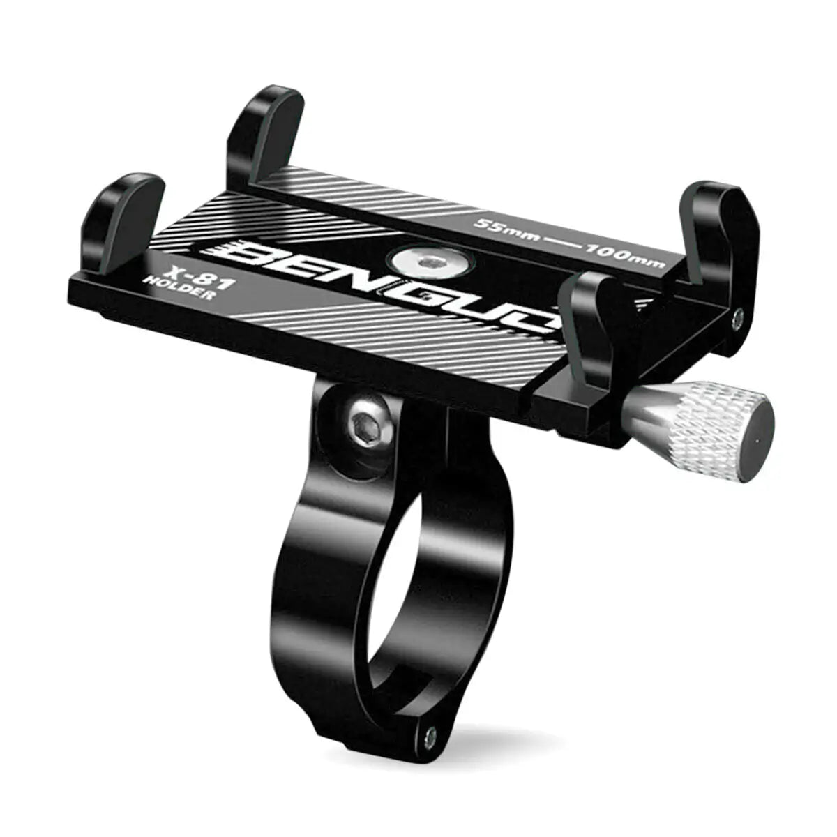 🚴 Aluminum Phone Bike Mount Holder - Secure Cycling Phone Stand