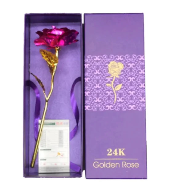 24K Gold Rose – Elegant Gift for Special Occasions