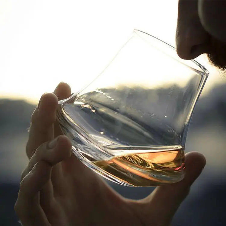 🥃 Premium Crystal Whiskey Glass - Handcrafted Lead-Free Artisanal Glass