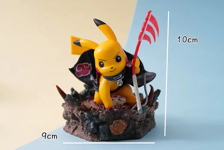 🎮: Pikachu Cosplay Figure - Naruto Hidan Model Toy