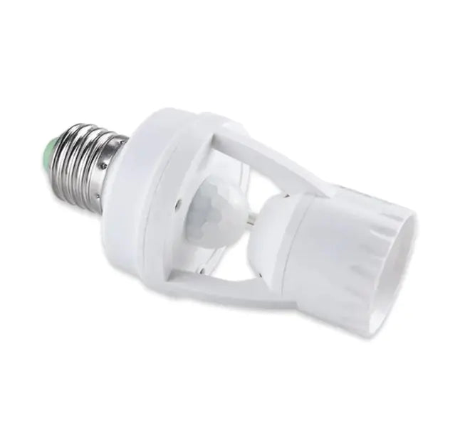 LED E27 With PIR Motion Sensor Lamp Holder