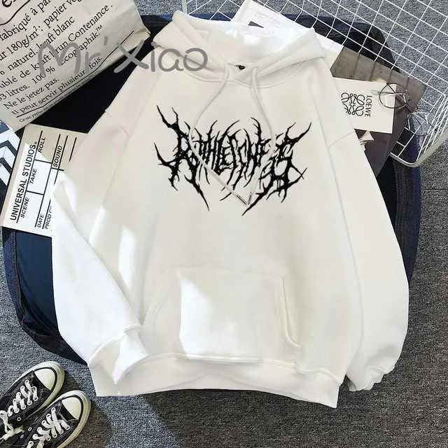 👕: Solid Color Pocket Printed Hoodie