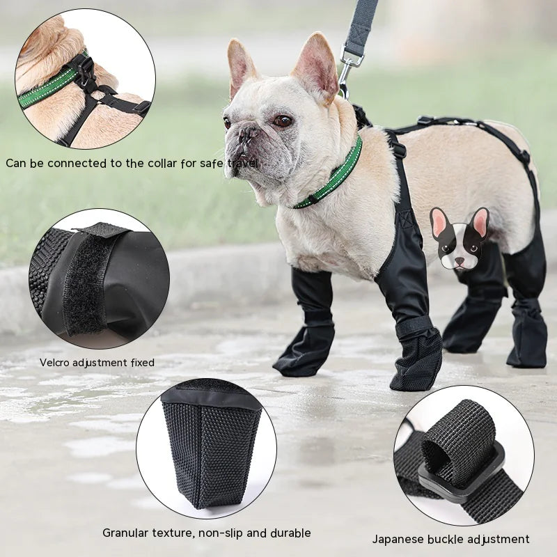 Waterproof Adjustable Dog Boots