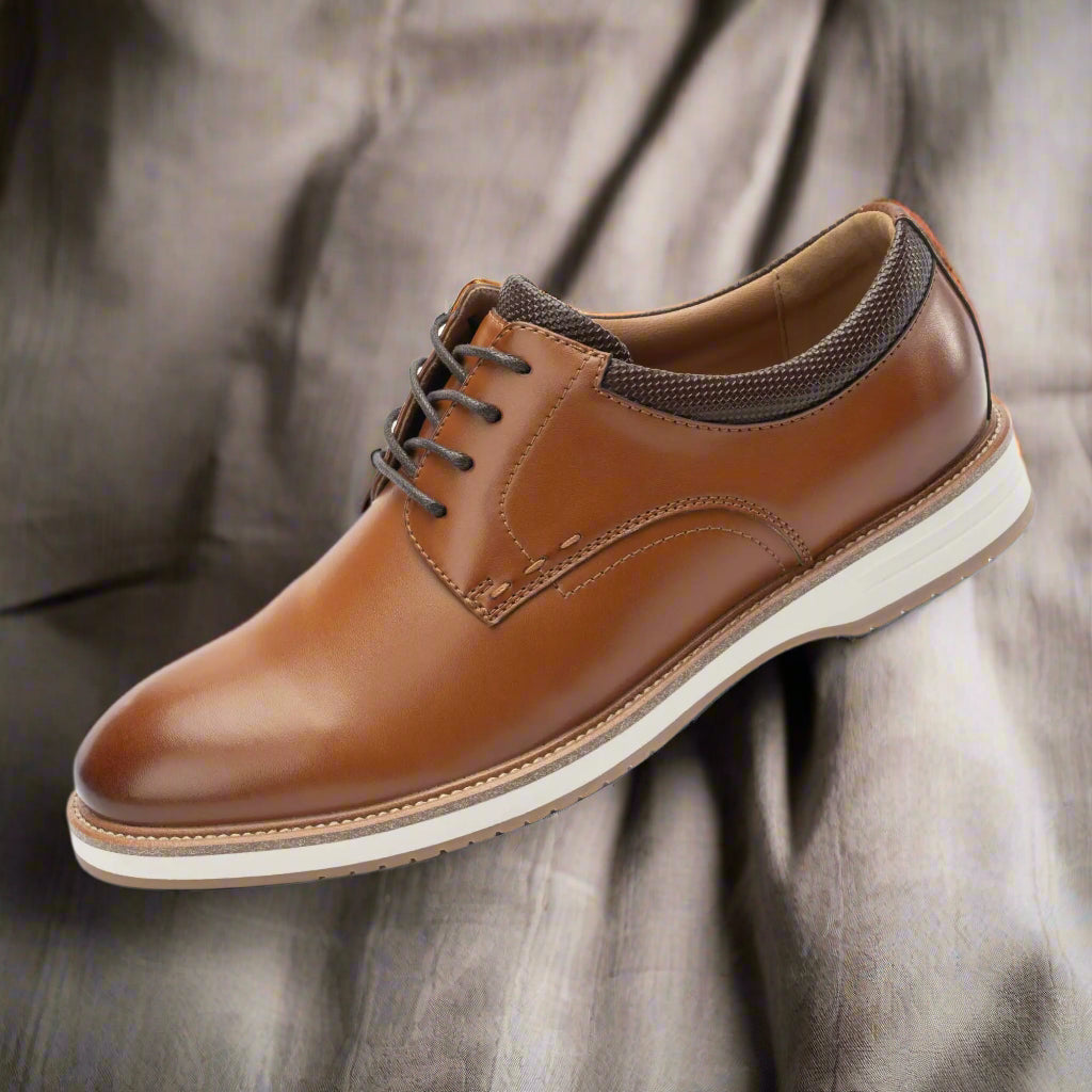 👞: Cusolemore Brown Dress Sneakers - Oxford Casual Comfort Shoes