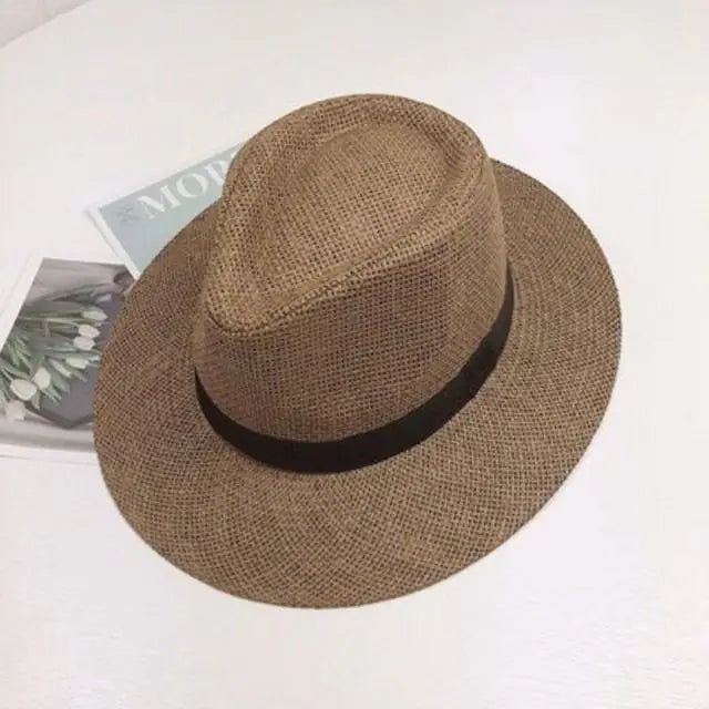 🌴: Unisex Panama Straw Hats - Tropical Style Summer Headwear