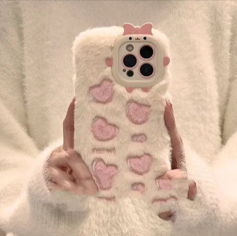 Plush Heart Phone Case