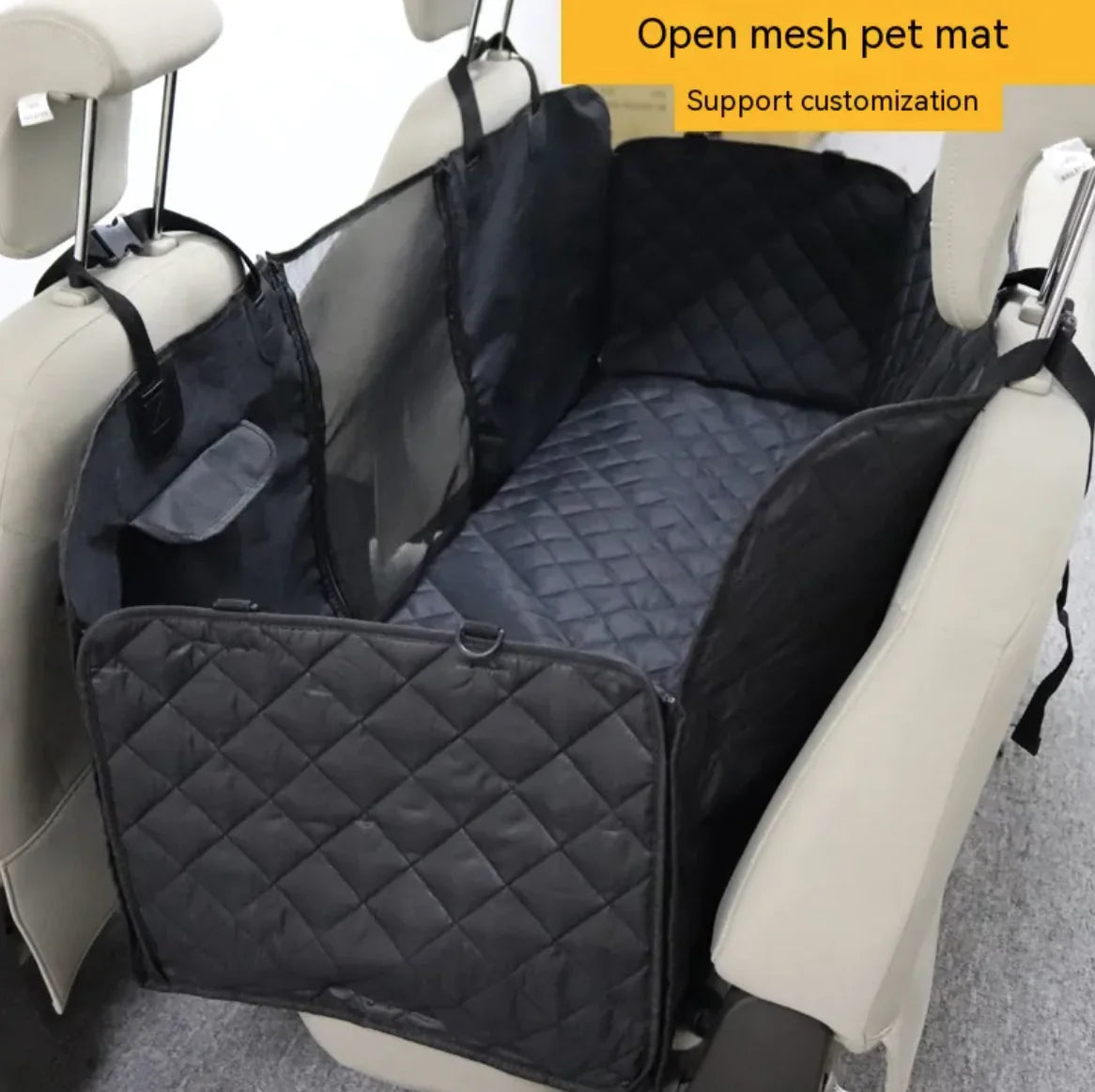 Pet Travel Rear Seat Cushion with Dog Toilet