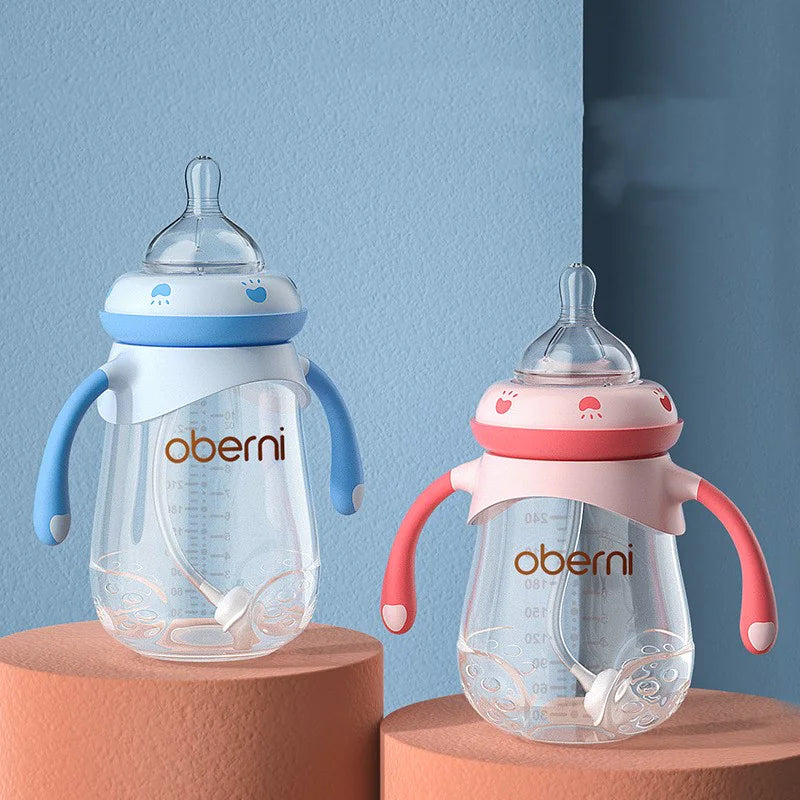 🍼: WideCaliber Anti-Colic Baby Bottle - Wide Mouth Design with Handle